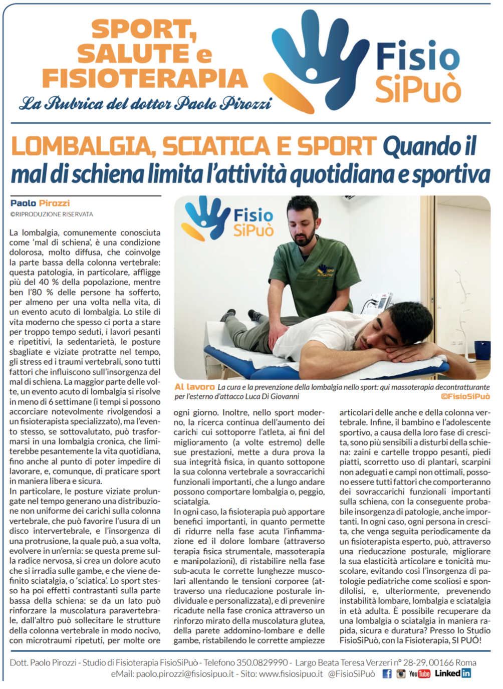 Fisioterapia Roma Casalotti