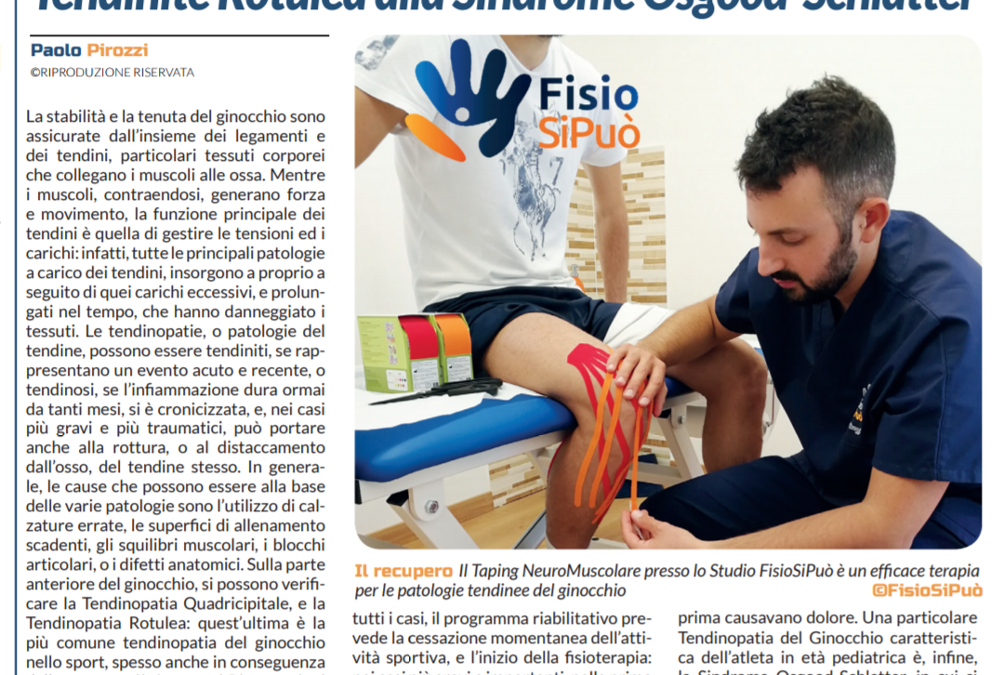 Le Tendinopatie del Ginocchio: dalla Tendinite Rotulea alla Sindrome Osgood-Schlatter